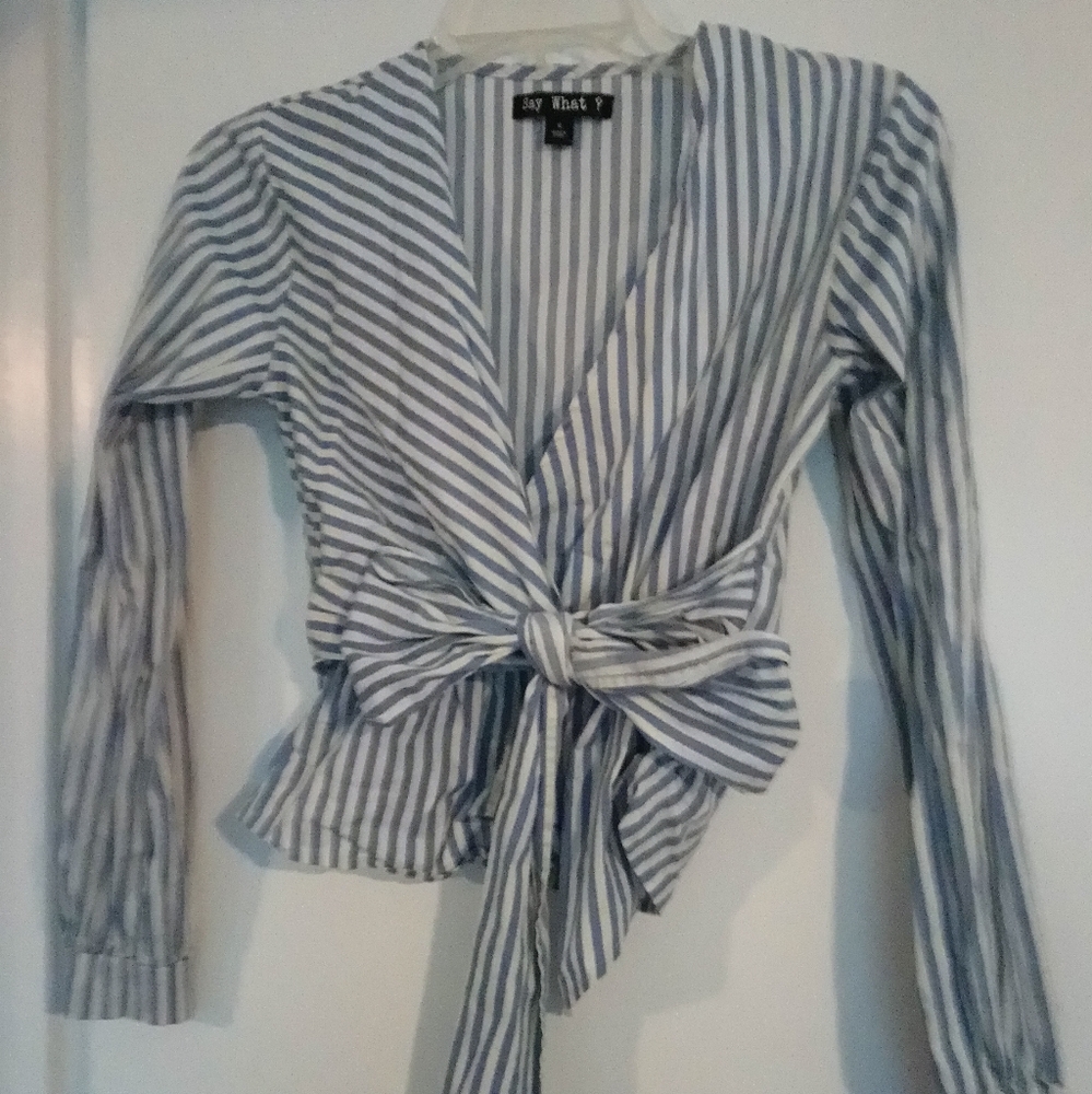 Blouse with bow size S